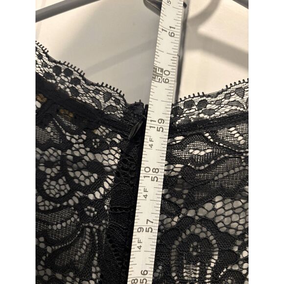 Miusol Women's black Formal Floral Lace Evening Party Maxi Dress size Medium - Picture 9 of 10